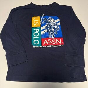 U.S. POLO boys 4/5 long sleeve cute with imperfections